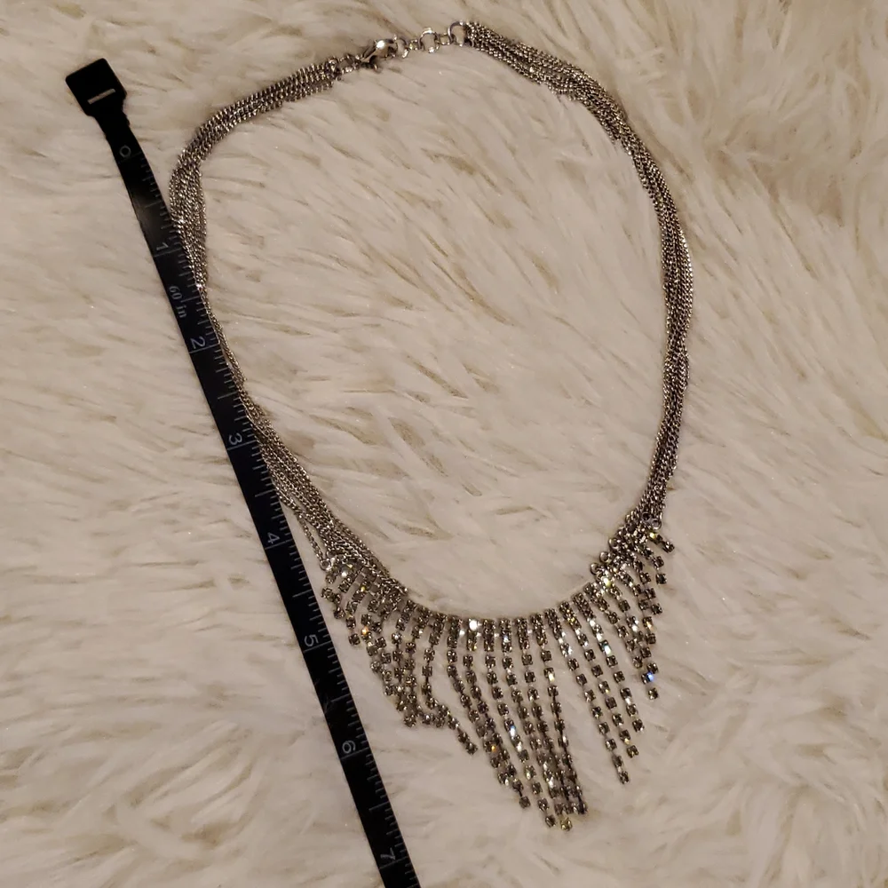 Banana Republic Silver Dangling Necklace - Picture 8 of 9